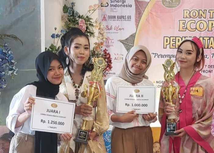 Dua siswi SMKN 3 Magelang, ‘Aprilia dan Inez’ Juarai Lomba Desain Kebaya Ecoprint