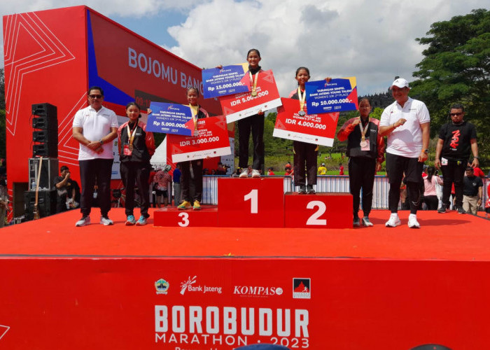 Odekta Elvina Hentikan Dominasi Kenya di Borobudur Marathon 2023