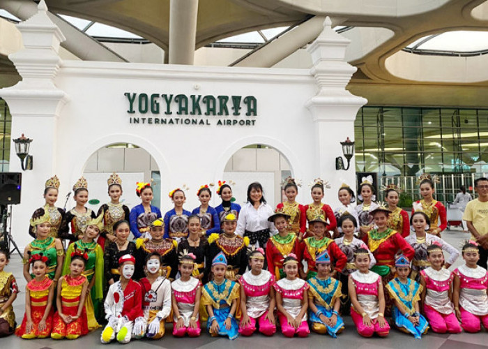 Festival Liburan Sekolah, Seniman Muda Purworejo Tampil di Bandara YIA