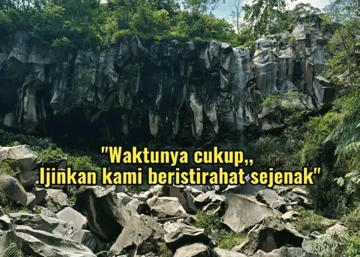 Spot Viral Watu Gebyok di Plunyon Kalikuning Ditutup Sementara