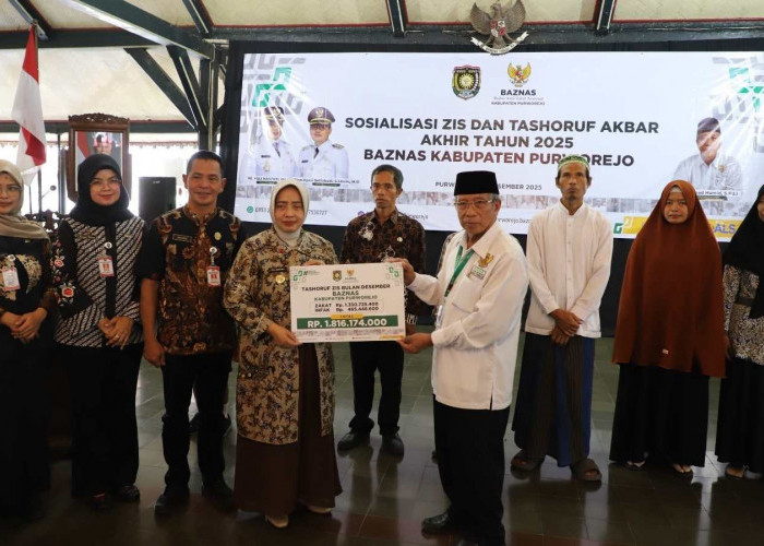 Baznas Purworejo Salurkan Rp1,8 Miliar Zakat untuk 2.386 Penerima, Ini Rinciannya