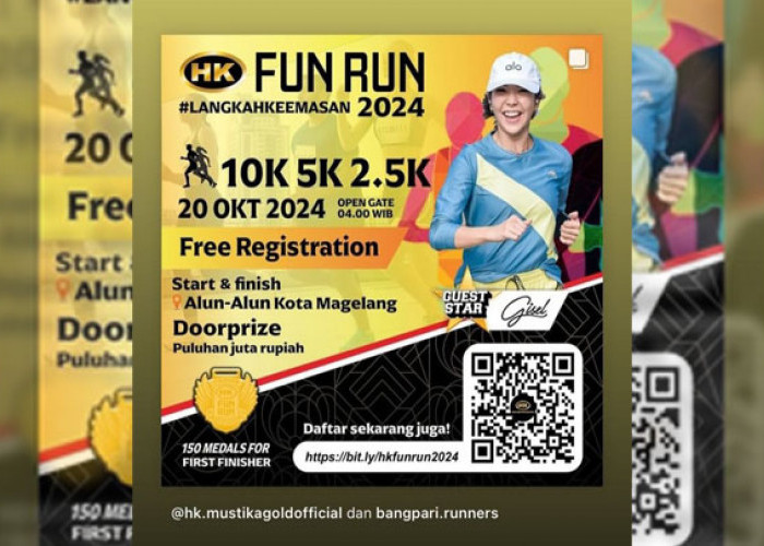 Semakin Seru, Gisel Bakal Ramaikan HK Fun Run 2024  