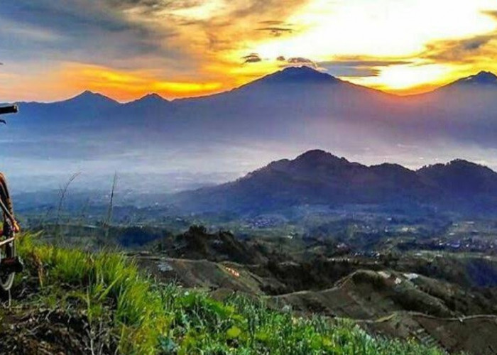 3 Spot Foto Tersembunyi di Lereng Gunung Sumbing Magelang yang Berlatar 6 Pegunungan! 