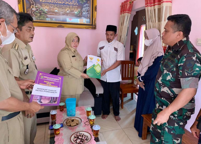 Korban Laka Air Sungai Kodil Terima Santunan dari Pemkab Purworejo