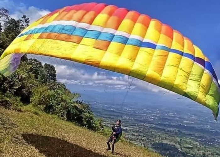 Serunya Olahraga Paralayang di Bukit Kekep Wonosobo yang Cukup Memacu Adrenalin