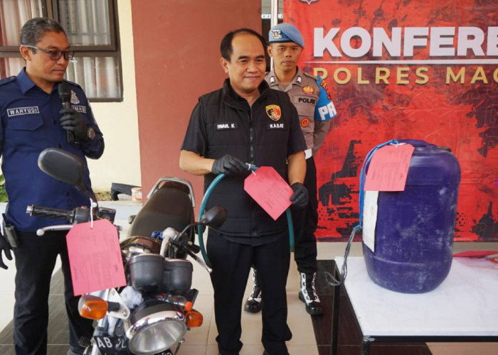 Modus Kuras Lima SPBU, Tersangka Penyalahgunaan BBM di Kota Magelang Terancam 6 Tahun Penjara