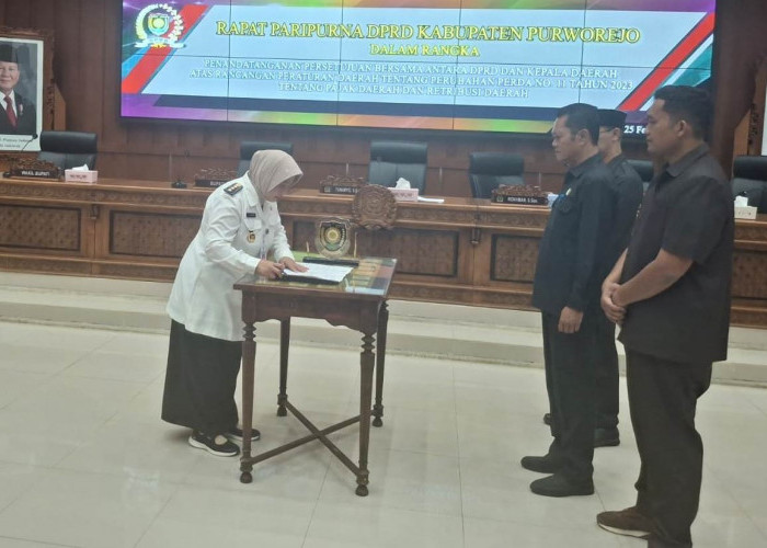 DPRD dan Bupati Purworejo Sepakati Perubahan Perda Pajak dan Retribusi Daerah