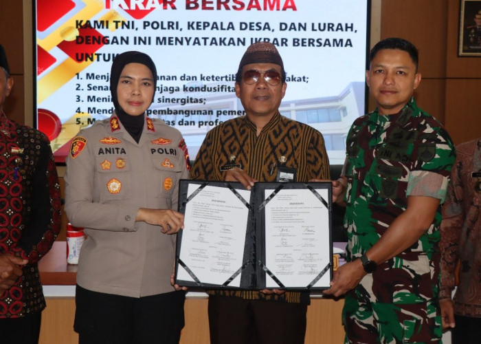 Perkuat Sinergi dan Kamtibmas, Polres Magelang Kota Gelar Apel Tiga Pilar