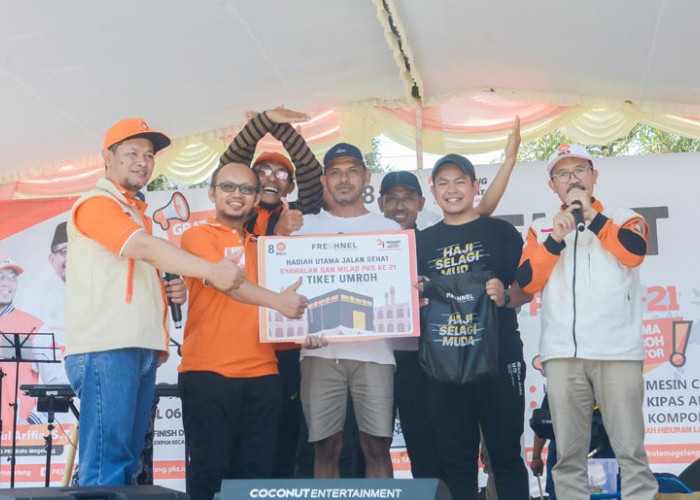 Milad ke-21, 6.000 Kader PKS Kota Magelang Ikuti Jalan Santai