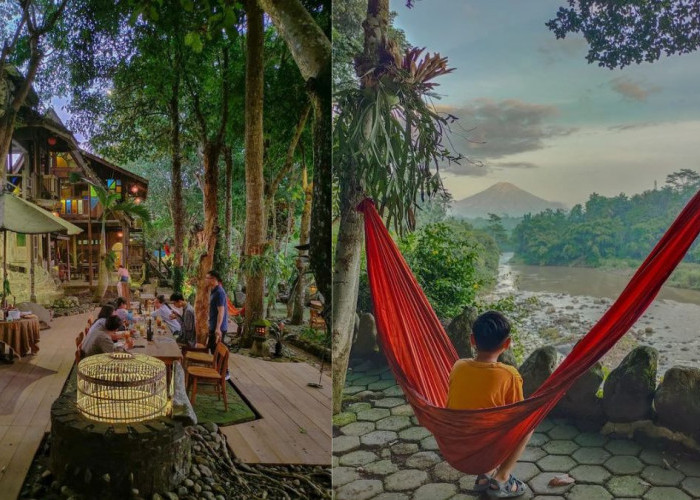 Mencoba Nuansa Kafe Elo Progo Art House yang Punya Vibes Negeri Dongeng di Magelang