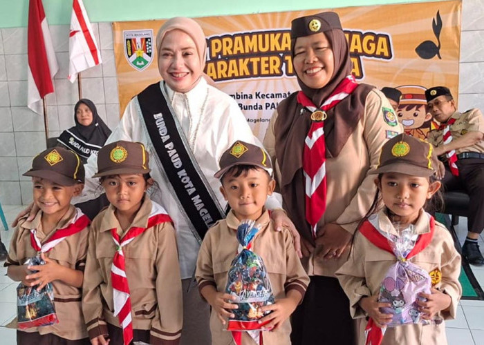 Inovasi Pendidikan Karakter, TK Pembina Magelang Kenalkan Pramuka Prasiaga