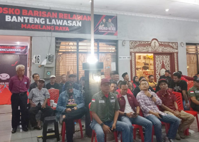 Relawan Banteng Lawasan Bergerak ke Akar Rumput Menangkan Paslon Damai di Pilkada Kota Magelang