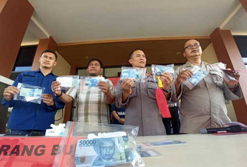 Dua Warga Magelang Dibekuk di Temanggung Gegara Edarkan Uang Palsu 