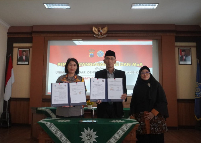 Polres Magelang Kota Teken Kerjasama dengan Untidar dan Unimma