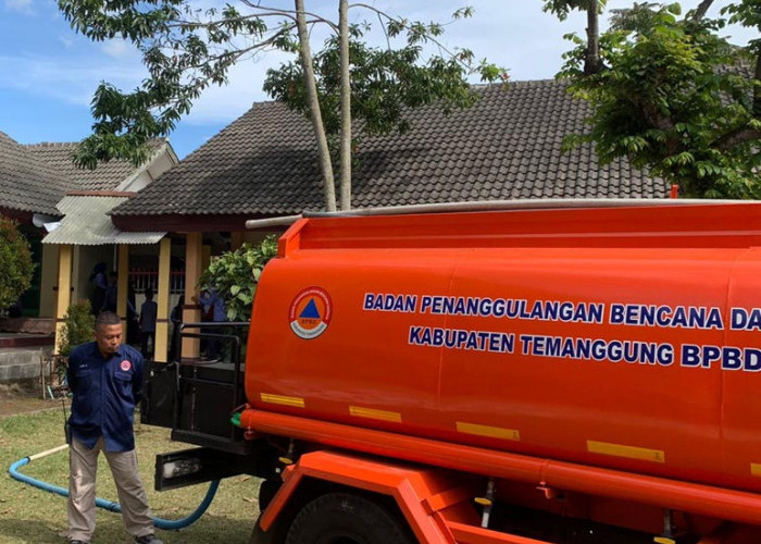 Jelang Musim Kemarau, BPBD Temanggung Siapkan 151 Tangki Air Bersih untuk Daerah Kekeringan