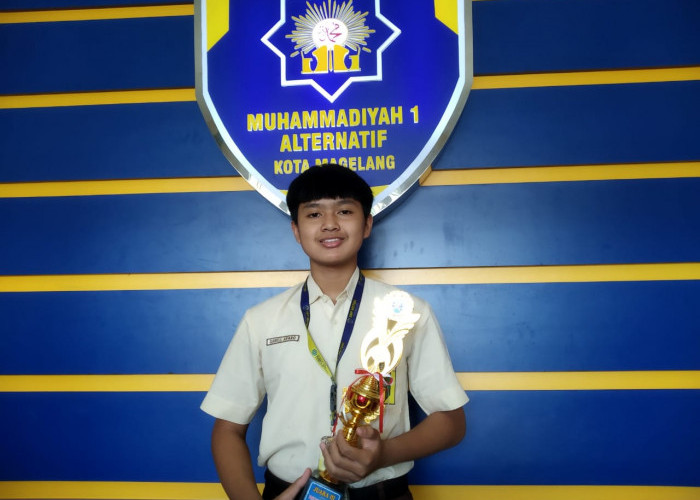 Darel Afaro Siswa SMP Mutual Kota Magelang Sabet 2 Juara Cabang Karate Berturut-turut