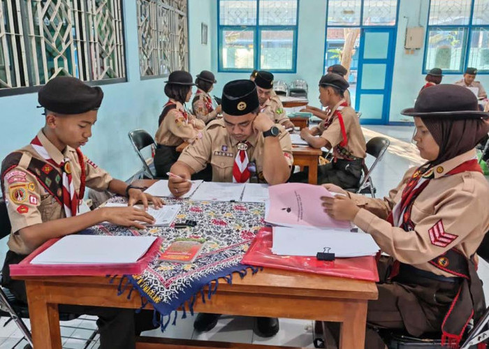 Ikuti Kemah Virtual Dunia Jota-Joti 2026, 82 Pelajar SMPN 5 Magelang Asah Wawasan Global