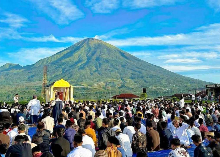 Lapangan Garung viral di Wonosobo