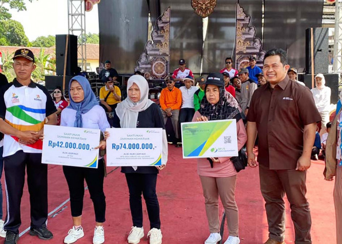 BPJS Ketenagakerjaan Cairkan Santunan Kematian Aparatur Desa Geblog Temanggung
