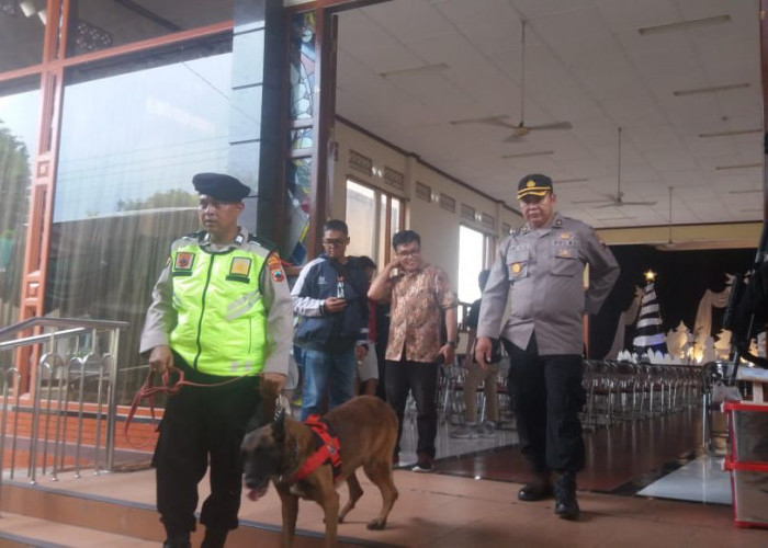 Sterilisasi Gereja di Kota Magelang, Polisi Terjunkan Jibom dan Anjing Pelacak