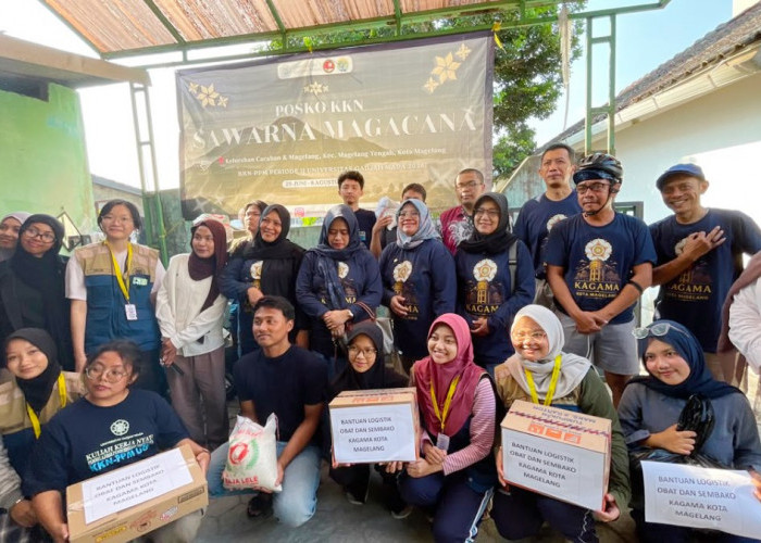 Kagama Cabang Kota Magelang Salurkan Bantuan untuk Mahasiswa KKN-PPM UGM 2026