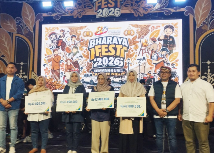 BPJS Ketenagakerjaan Temanggung Serahkan Santunan JKM Rp 42 Juta di Bharaya Fest
