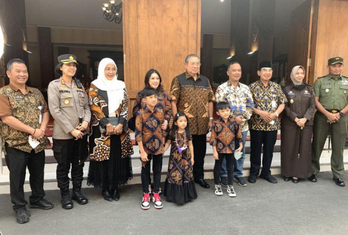 Sudah Pensiun, SBY Enggan Bicara Politik Saat Berkunjung ke Kota Magelang