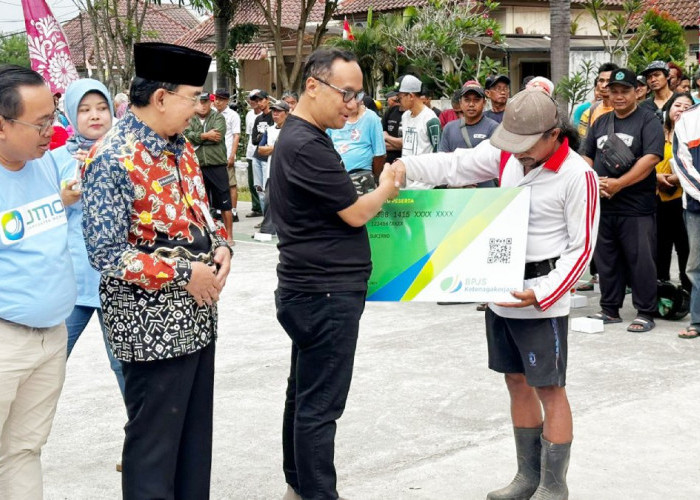 2.000 Pekerja Rentan dan Peserta Padat Karya Kota Magelang Terlindungi BPJS Ketenagakerjaan