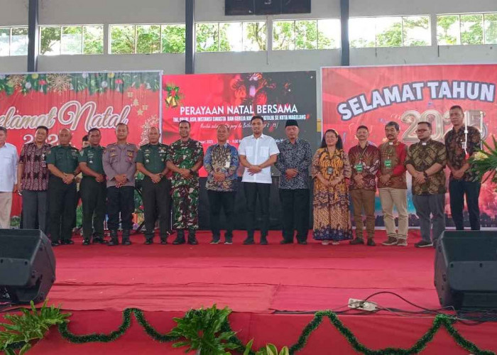 Hadiri Natal Bersama, Walikota Magelang Ingatkan Jaga Toleransi