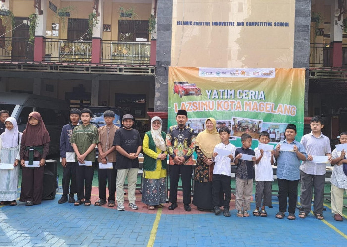 Lazismu Kota Magelang Ajak 85 Anak Yatim Piknik dan Outbond