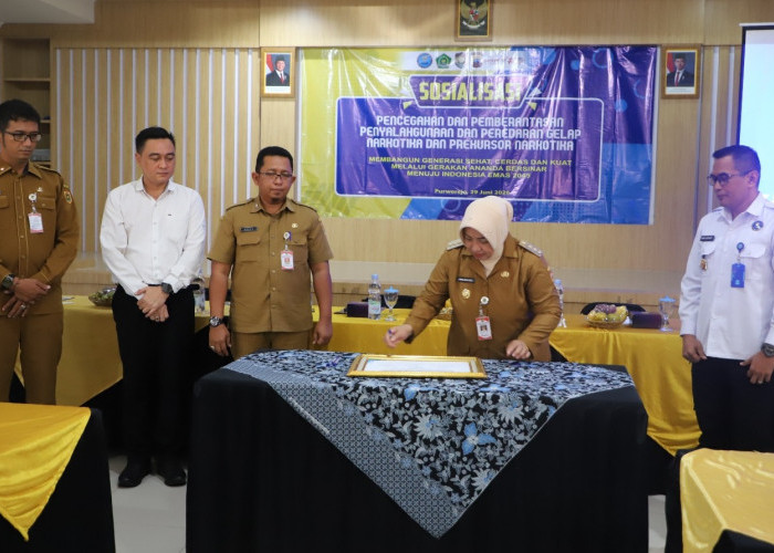 100 Kepala SMP/MTs di Purworejo Teken Pakta Gerakan Ananta Bersinar, Perangi Narkoba di Sekolah