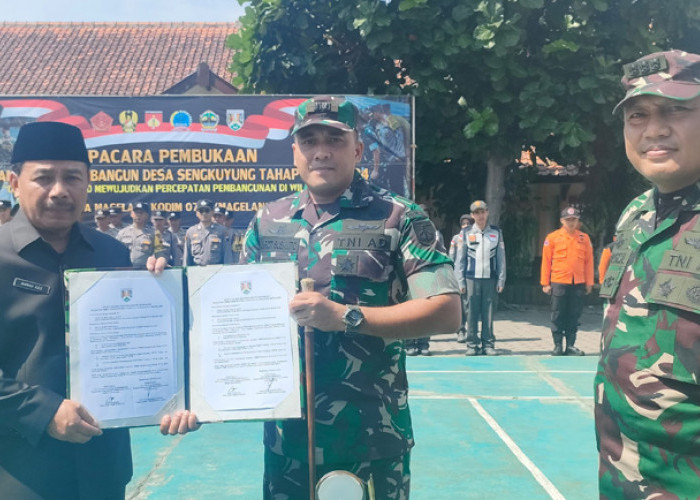 Sinergitas TNI dan Pemerintah Kota Magelang Sukseskan Program TMMD