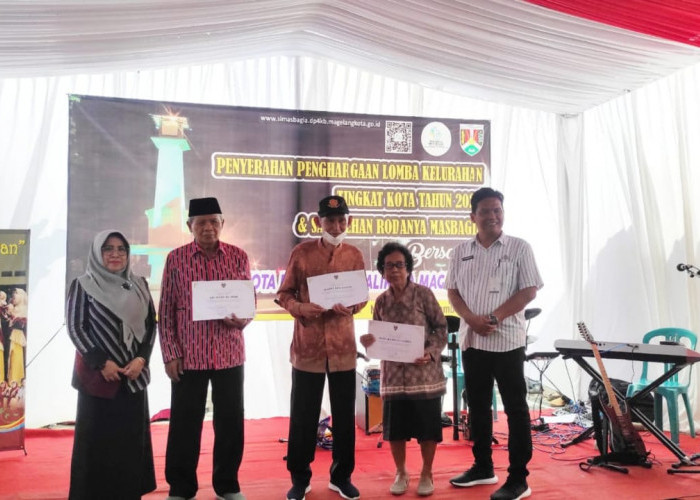 Gelangan Juara Pertama, Inilah Para Pemenang Lomba Kelurahan Kota Magelang 2022