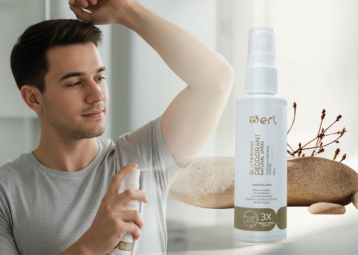 B ERL GlutaShine Deodorant Natural Spray Hadir sebagai Jawaban Masalah Bau & Ketiak Gelap