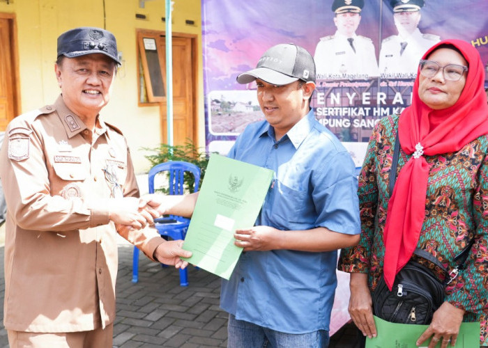Sah! 25 Warga Eks Rusunawa Kota Magelang Terima Sertifikat Rumah Lewat Program Telo Mas