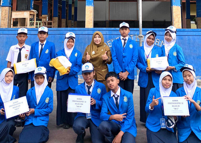 Pelajar SMPN 8 Magelang Unjuk Gigi di Lomba Fotografi AI hingga Sabet Juara LKBB se-Jateng