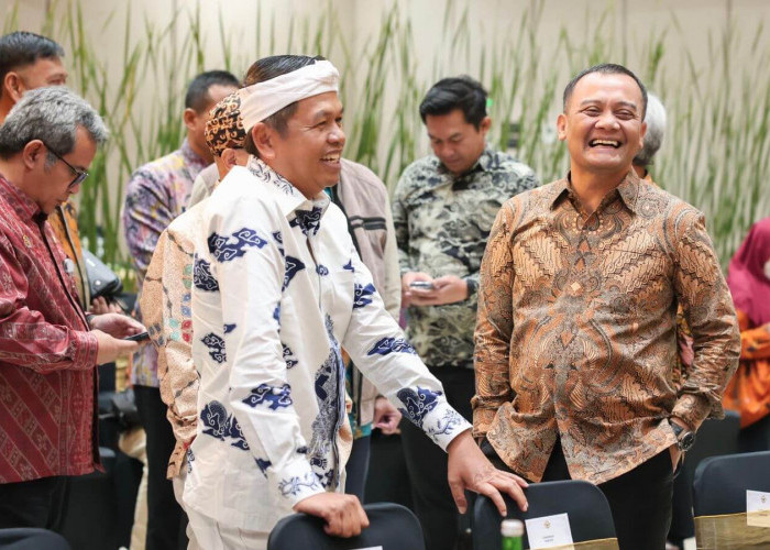 Momen Keakraban Ahmad Luthfi dan Dedi Mulyadi Warnai Pemeriksaan LKPD BPK RI