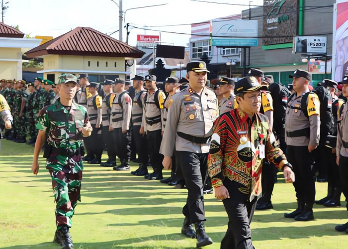 Amankan Ring 2 TPS di Wonosobo, Ratusan Personel Gabungan Diterjunkan