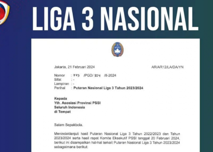 PSSI Resmi Umumkan Peserta Liga 3 Nasional, 8 Tim Jawa Tengah Ikut Bersaing