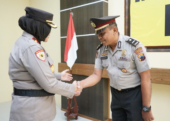Jelang Purna Tugas, Ipda Supangkat Raih Kenaikan Pangkat Pengabdian di Magelang