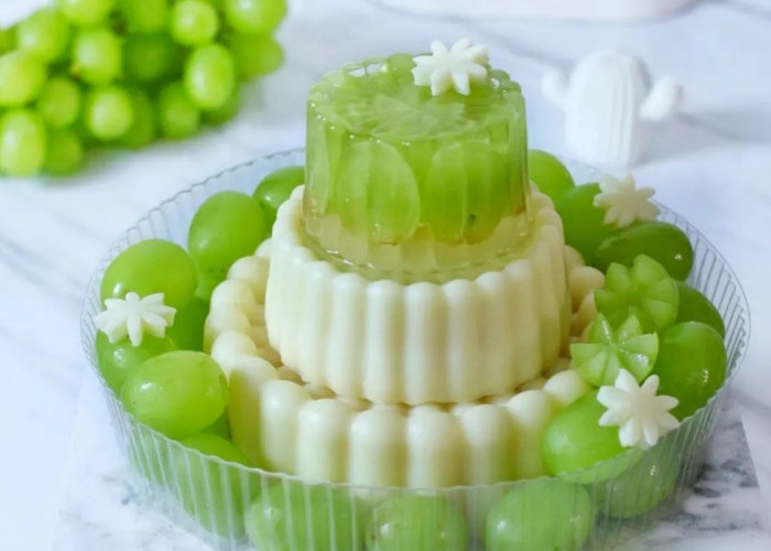 Cara membuat Puding Anggur Muskat