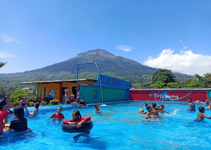 Wajah Baru Kolam Tirto Wening, Geliatkan Wisata di Sindoro-Sumbing