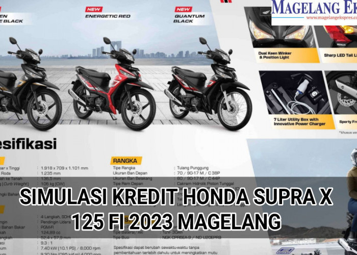 DP Cuma 5 Juta, Ini Simulasi Kredit Honda Supra X 125 September 2023 di Magelang, Angsuran Rendah Rp700 Ribuan
