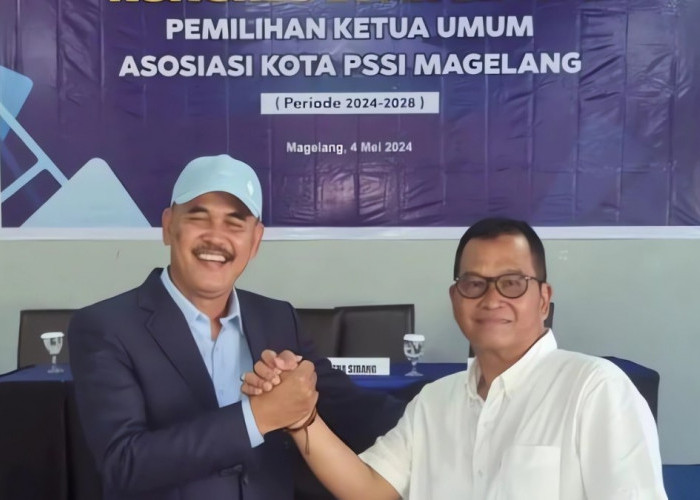 Joko Budiyono Resmi Jabat Ketua PSSI Askot Kota Magelang 2024-2028