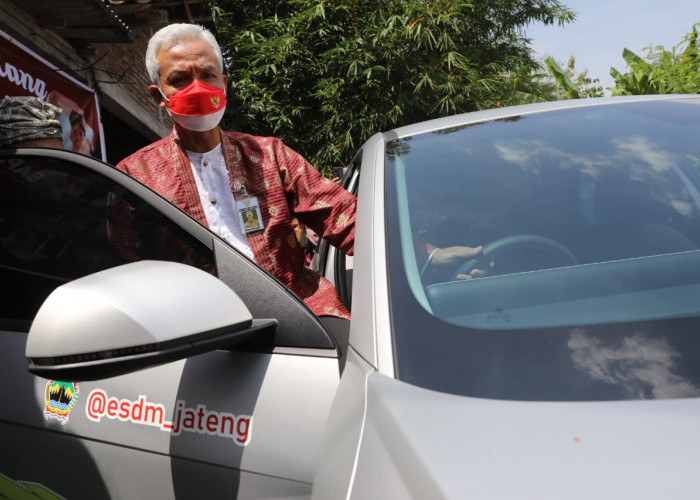  Launching Mobil Listrik Milik Dinas ESDM, Ganjar Siap Gunakan di Pemprov Jateng