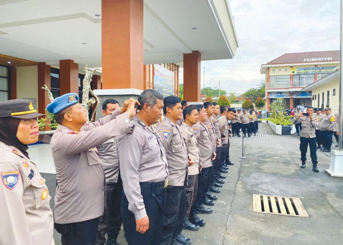 15 Anggota Polisi di Temanggung Dihukum Gegara Langgar Gaktibplin