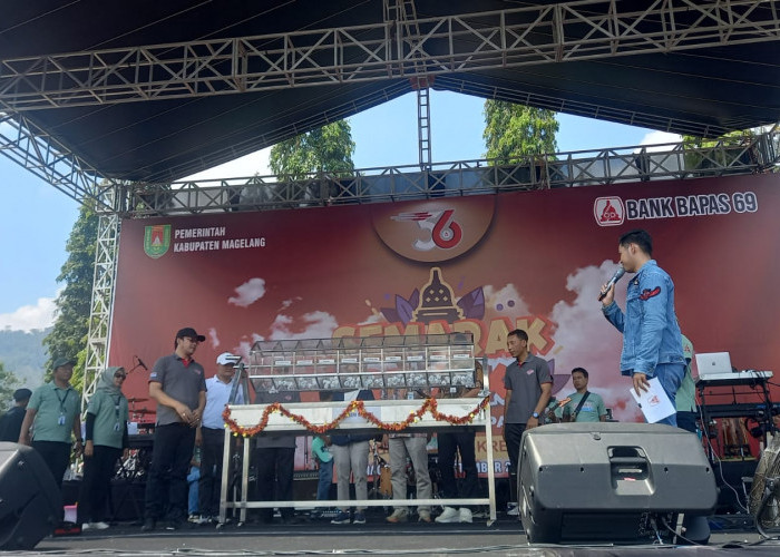 Puluhan Ribu Warga Meriahkan Jalan Sehat HUT ke-56 Bank Bapas 69