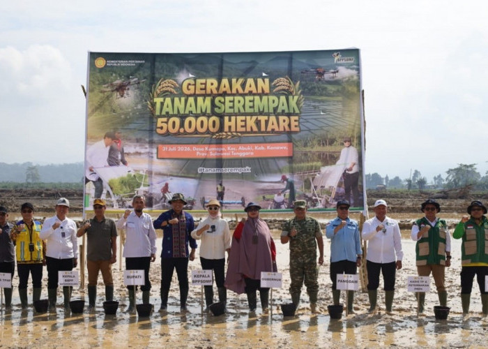 Kementan Genjot Indeks Pertanaman Melalui Gerakan Tanam Serempak Oplah dan CSR