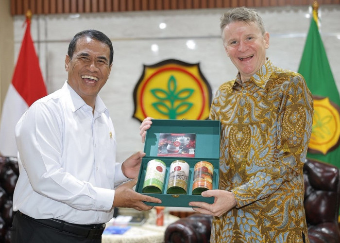 Mentan Amran Perkuat Kemitraan RI–Australia, Dadahup Siap Jadi Model Pertanian Rawa Modern