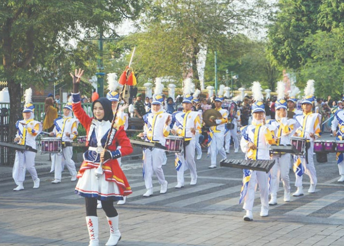 Marching Band Spensa Purworejo Juara Umum  Kejurnas Piala Raja di Jogjakarta